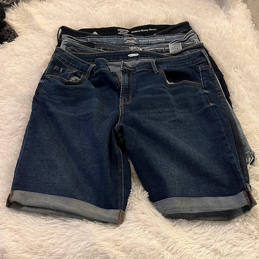 4 pair bermuda shorts